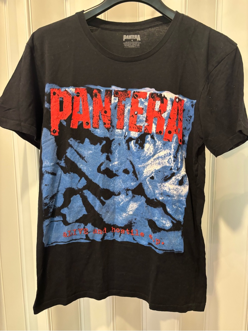 Pantera Alive And Hostile T Shirt Size Medium